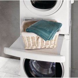 Kit sovrapposizione lavatrice e asciugatrice con ripiano estraibile Wpro - SKS101